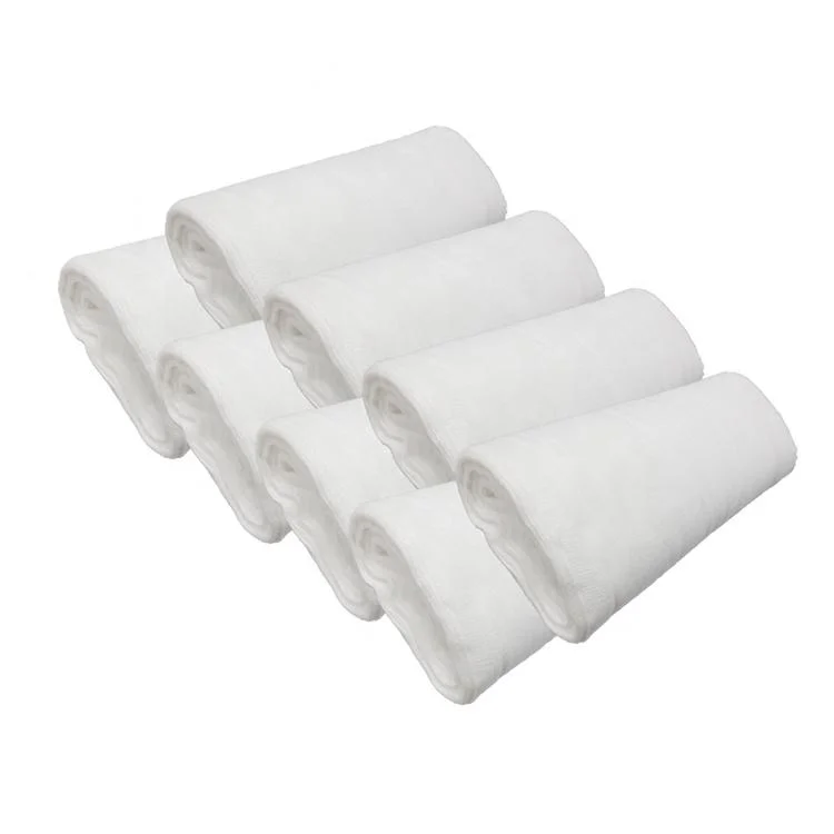 HD5 100%Cotton Absorbent Medical Surgical Bleached Zigzag Pillow Gauze Pieces 2inches Gauze Roll