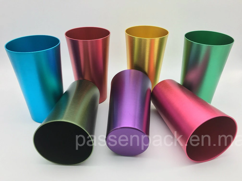 Tasse à café en aluminium pour les boissons de boire une tasse d'utilisation (PPC-AC-008)