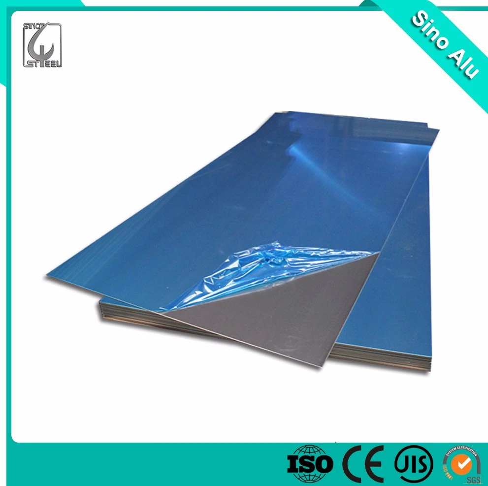 Оформление материалов 3003 H18, H24, H26 алюминиевый рулон с синей защитной пленки