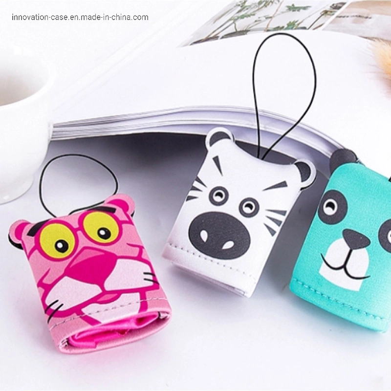 Ab003 Glasses Cloth with Hanging Cartoon Decoration; Microfiber Glasses Cleaning Cloth and Wipes; Personalized and Creative Eyewear Cloth