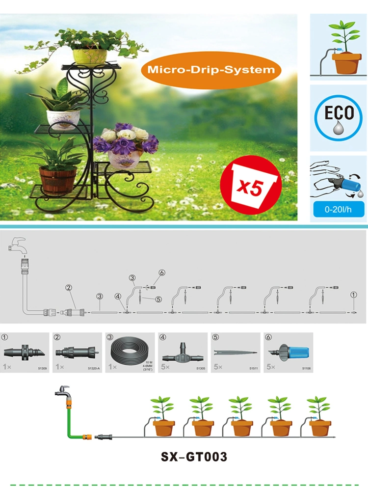 Seesa Plastic Sheet Color Box 58.5*36*37 Mini Greenhouse Irrigation System