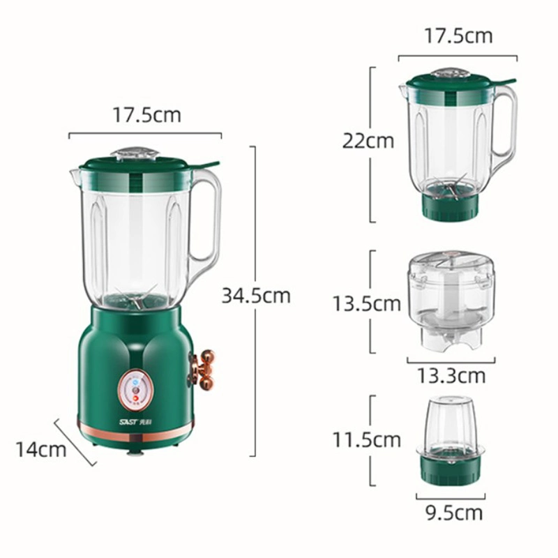 High Speed Multi Function Table Stainless Steel Kitchen Electric Mixer Baby Food Meat Fruit Juicer Blender