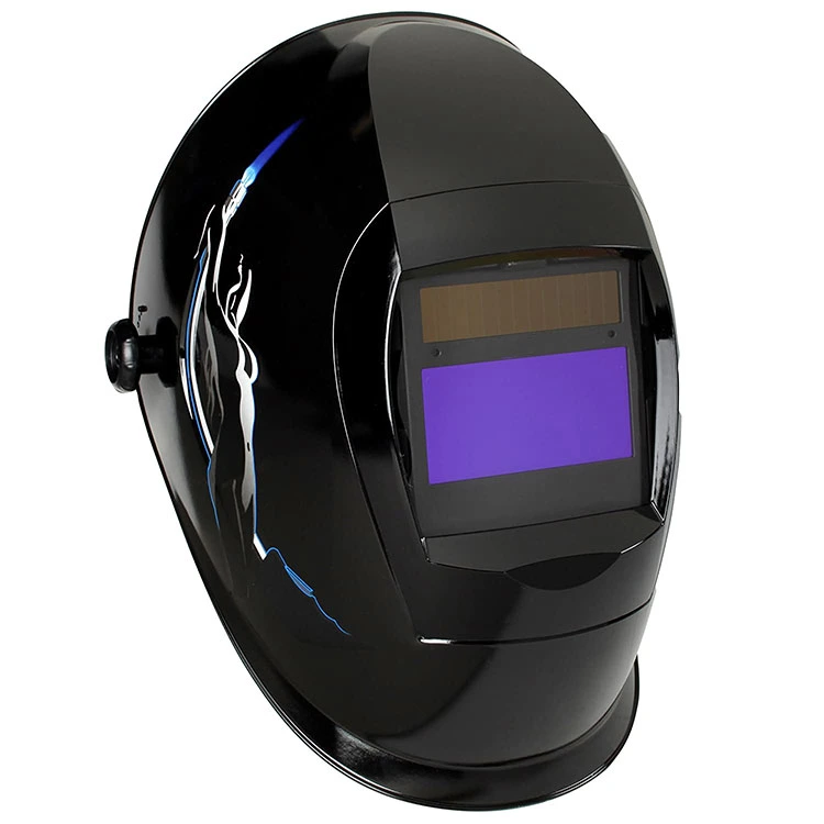 Lightweight Variable Auto Darkening Filter Black Durable Safety Welding Helmet