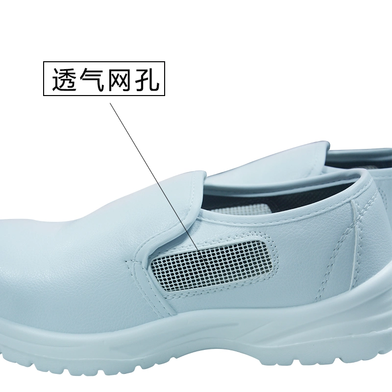 Malla blanca Anti-Punctured Calzado de Seguridad, Taller de Non-Slip ESD de sala limpia zapatos de seguridad