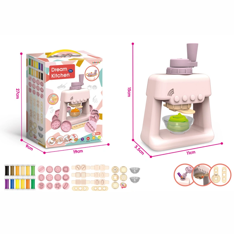 Wholesale/Supplier Kids New Products Ice Cream Machine Children Play House Hands-on Ability Training Color Mud Moulding Maker