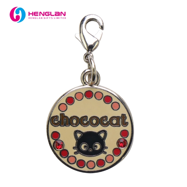 Fashion Adorable Small Twinkling Cat with Heart Pendant Charm Accessories