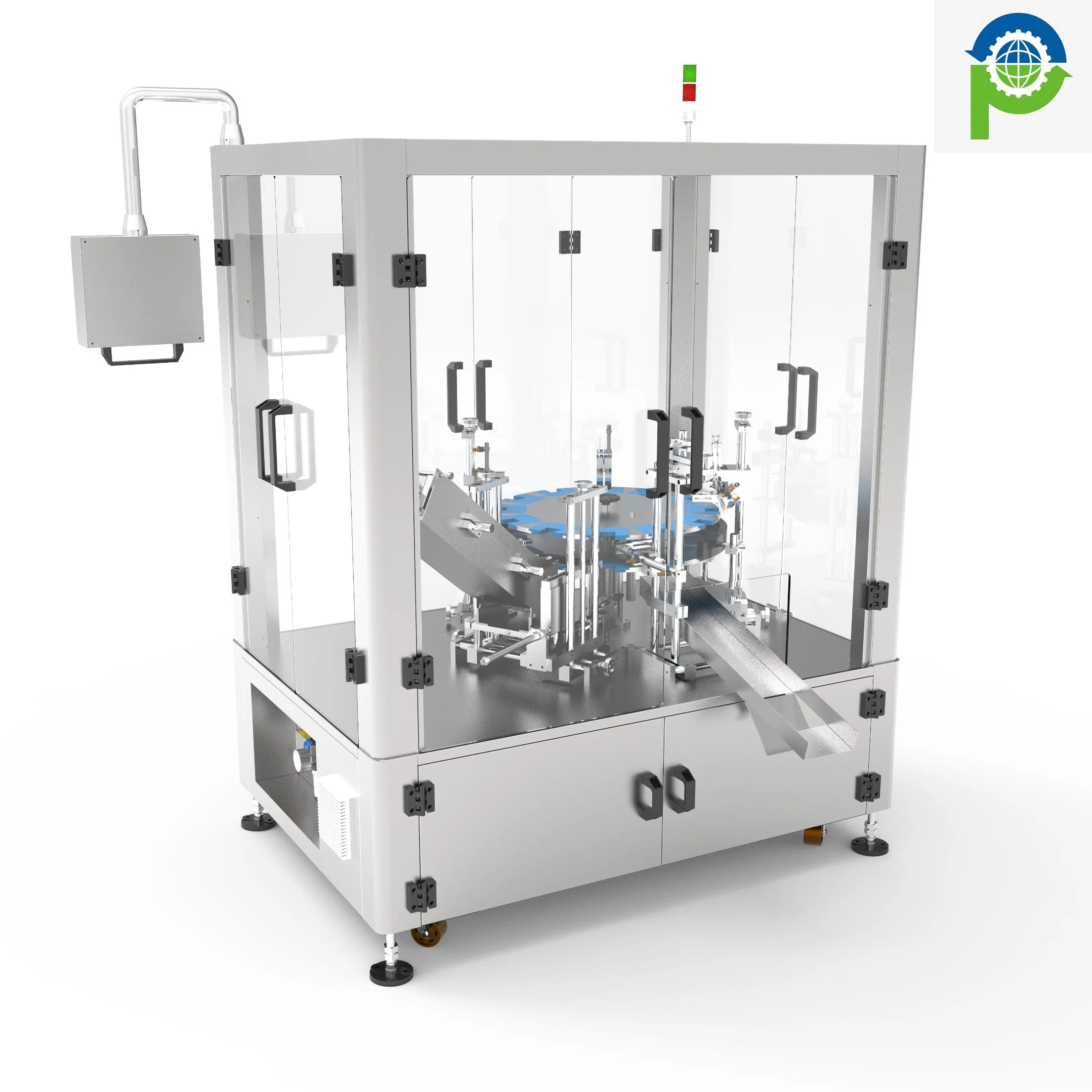 El tubo de llenado automático de la línea de producción de embalaje Cartoning sellado