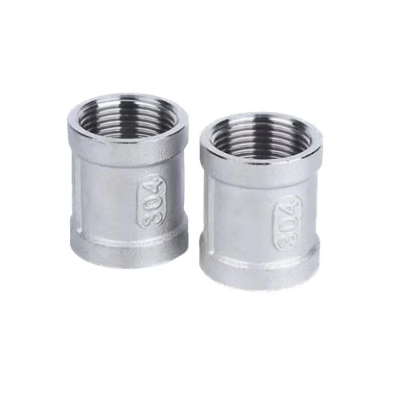 Bstv Industry Internal Connection Stainless Steel 304/316 Socket Banded Coupling with Bsp/NPT/BSPT Female Thread