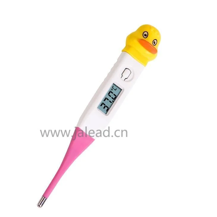 Family Home Health Care Animal Head Baby Flexible Soft Waterproof Tip Digital Thermometer