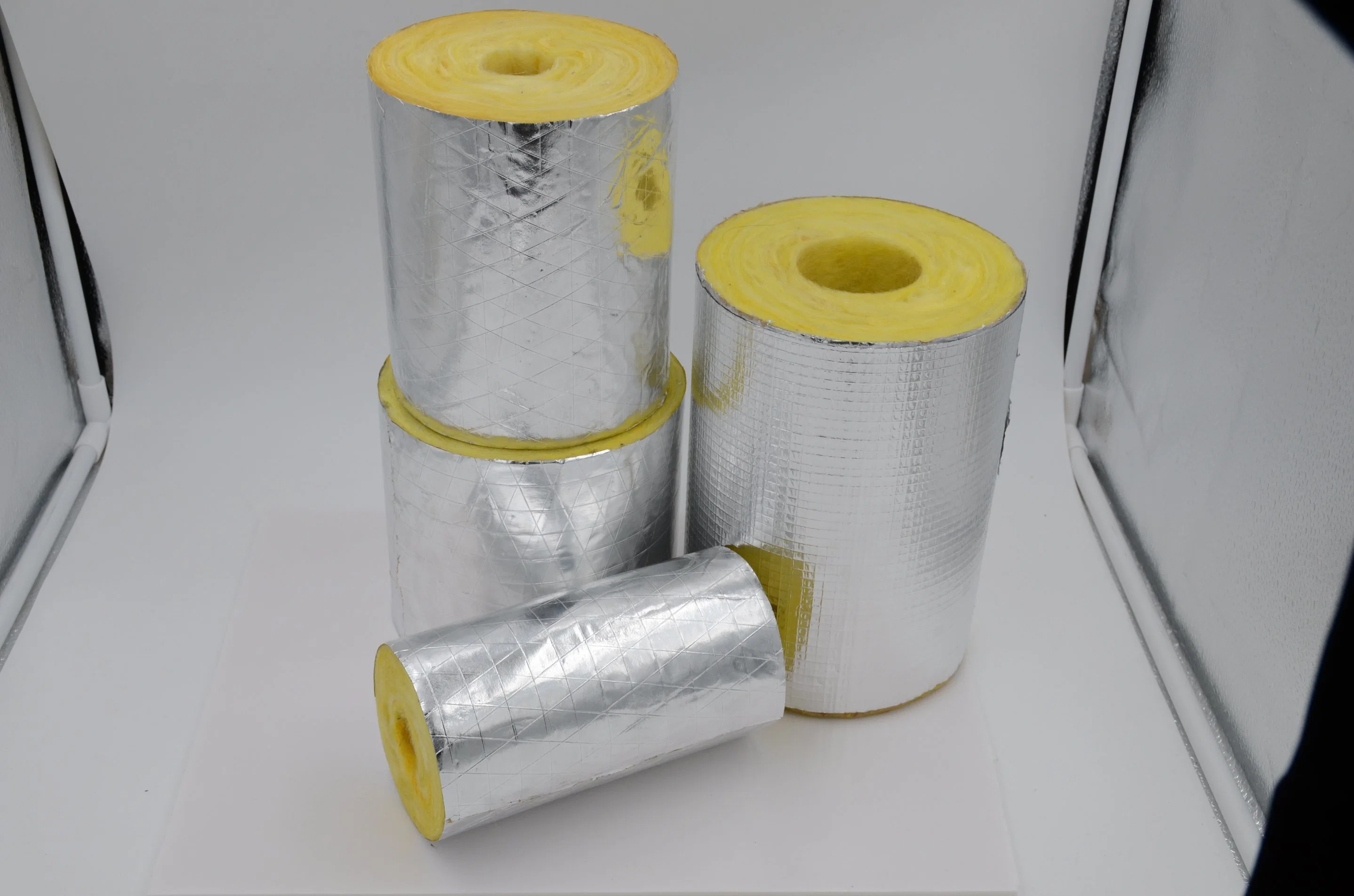 Glass Wool Thermal Insulation Jacket for Steam Pipe Insulation