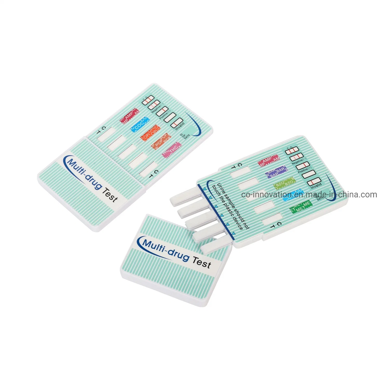 6 Panel AMP Bar BZO Coc OPI MTD Drugs Test DIP-Karte