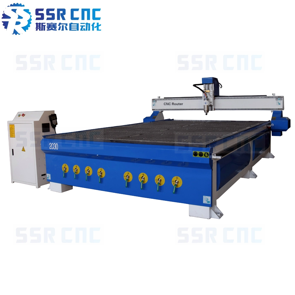 Wood Cutting Engraving 3D Machine with Vacuum Table and 4.5kw Water Cooling Spingdle