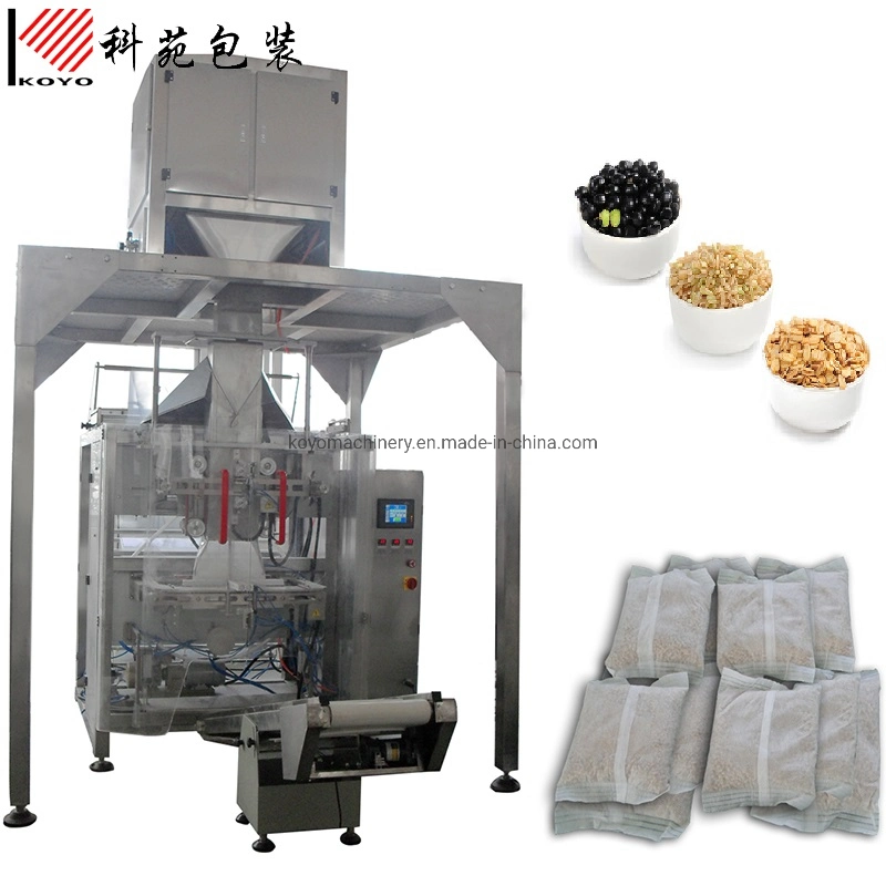 Ky730b Automatic 500g de 1kg 2 kg 5 kg de embalaje de cereales de desayuno de una máquina con la vibración lineal puede ser secundaria Weigher con bolsa de la máquina empacadora