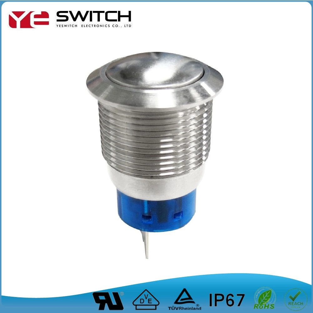 Long Life Waterproof Stainless Steel Power Anti Vandal Push Button Switch