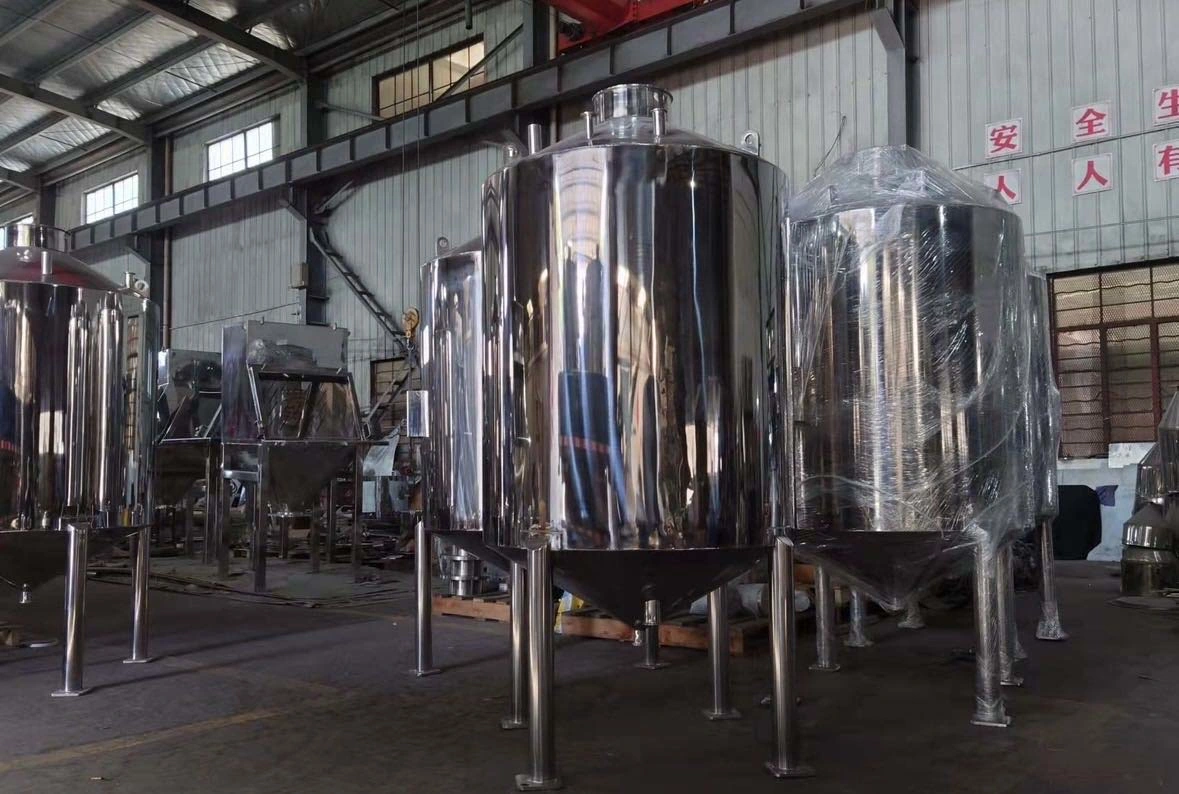 Mixing Heating Cooling Preservation Stainless Steel Storage Tanks