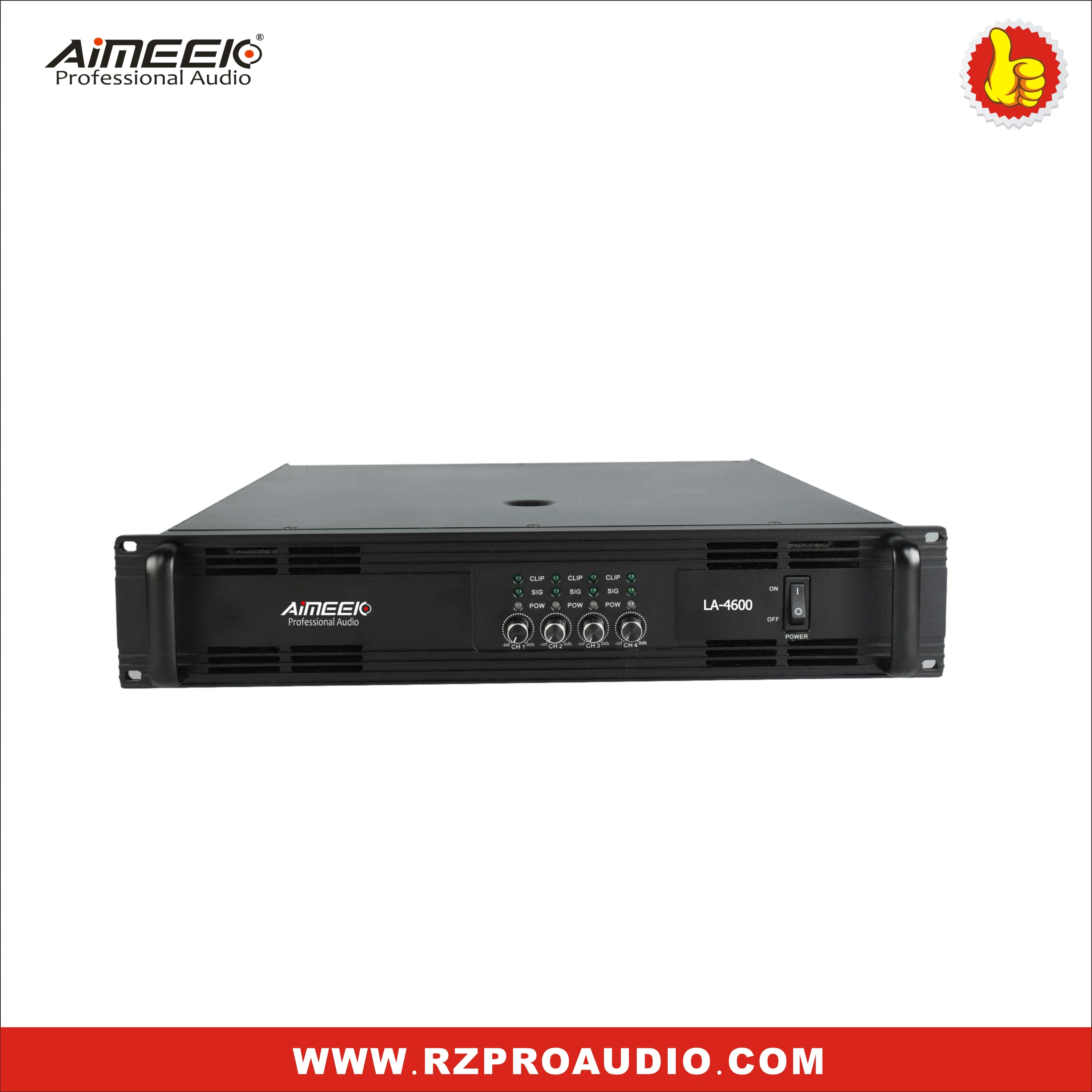 2021 PRO Audio Aimeek Audio 4 Channel Stereo Amplifier