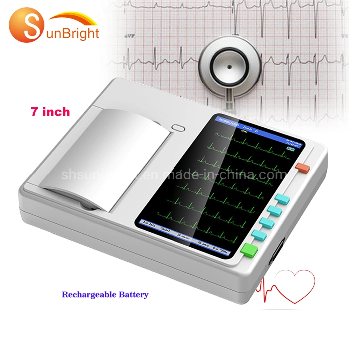 ICU Bedside ECG Monitor Machine 3 Channel ECG Device