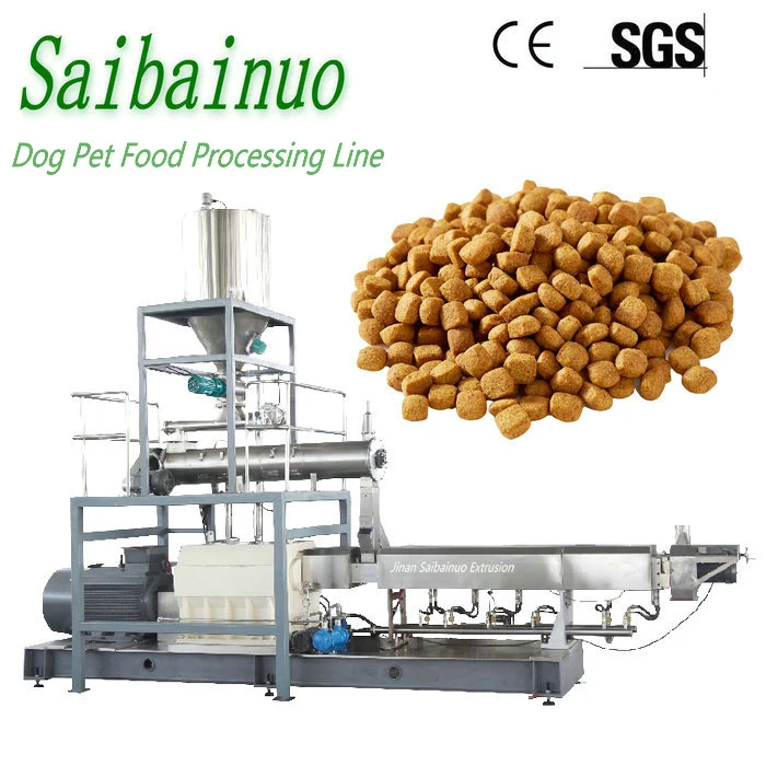 100-3000kg/h Sec Humide automatique industrielle Pet Animaux chien chat La fabrication des aliments Les aliments pour poissons d'extrudeuse Making Machine Usine de traitement de ligne de production Maker