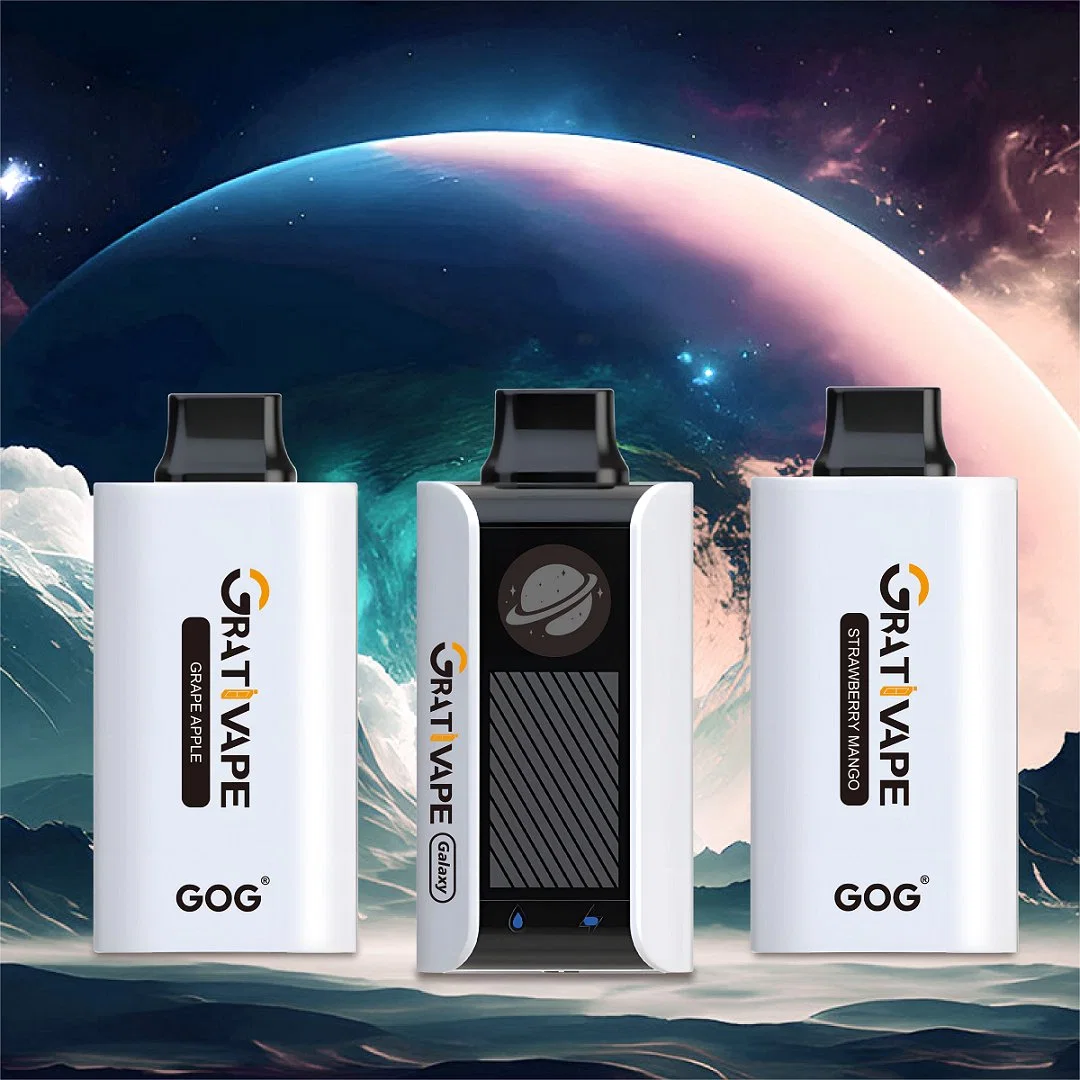 100% auténtico Grativape Galaxy 12000 Puffs 5% fábrica de nicotina fabricante Mayorista/Proveedor desechable vape Atomizer vs Waka