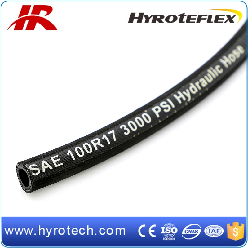 Single or Double Wire Braid Reinforced SAE 100r17 Hydraulic Hose for Drilling Industry