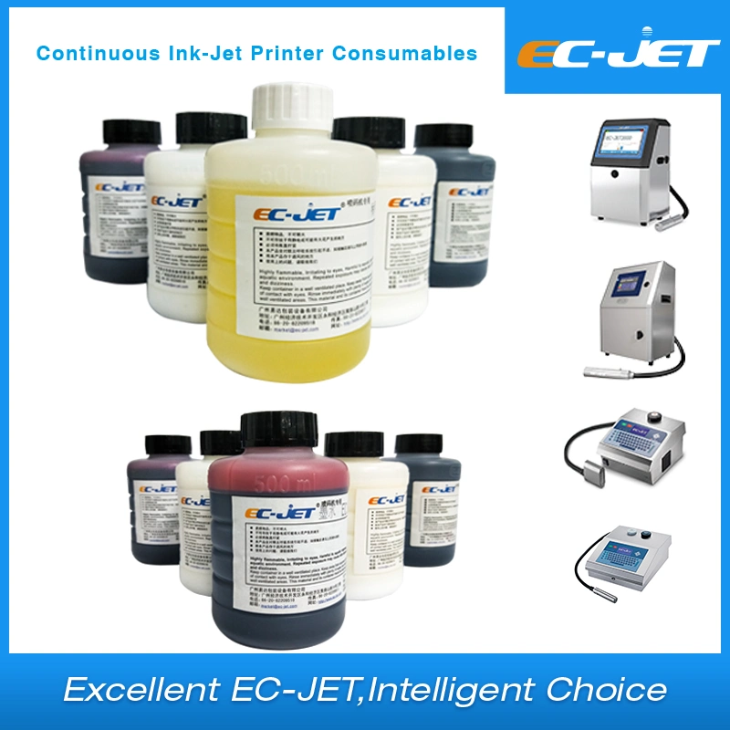 Ec-Jet Hot Selling Compatibility Ink for Canton Plastic Bottle and Packaging Printing