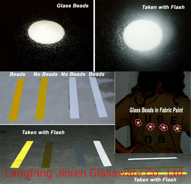 Glass Beads for Traffic Paint Reflective Fabric Glass Bead Road Marking Glass Bead
