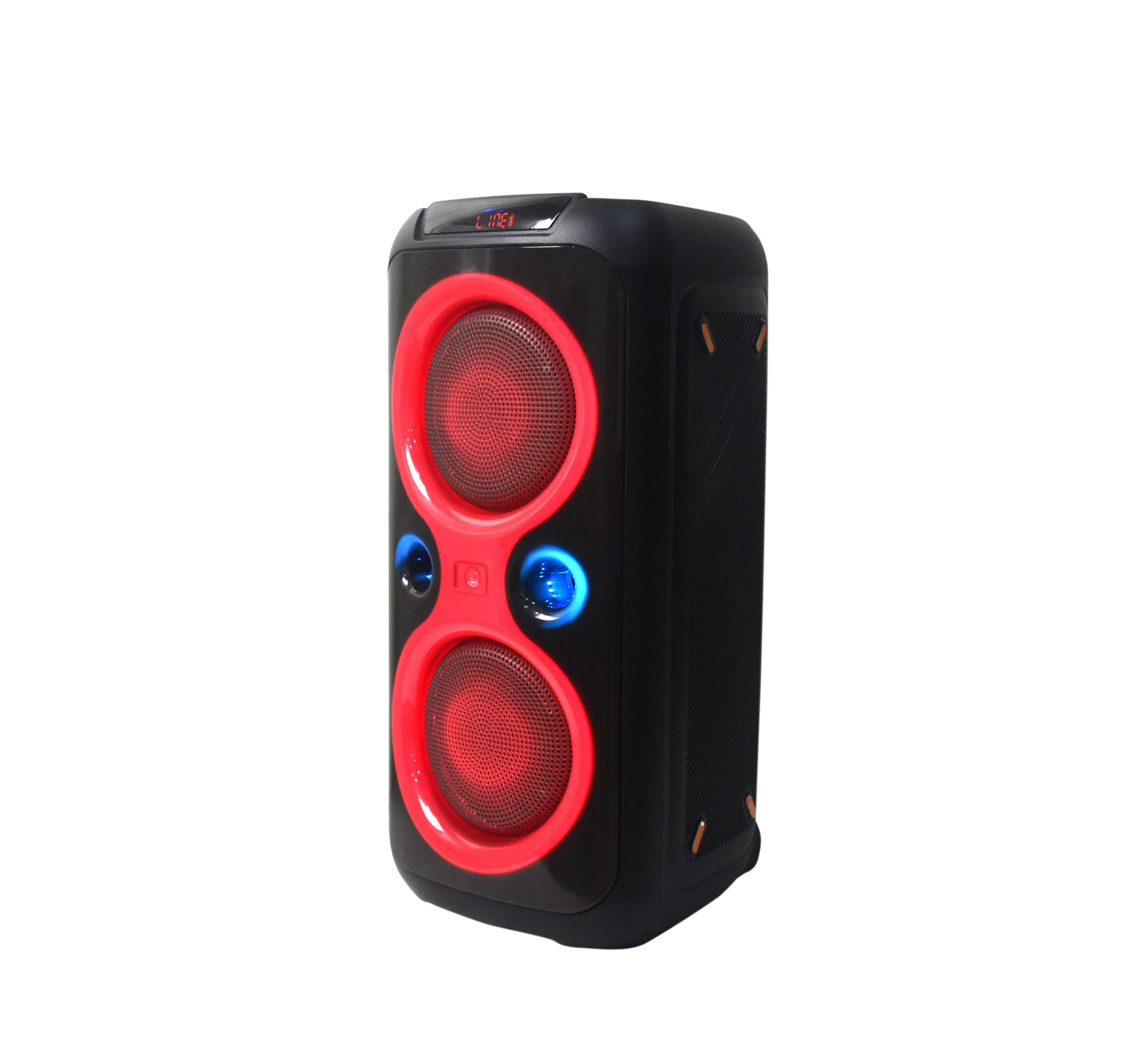 Dual Stereo Sound 12inch Big Power 120W Party Speaker with USB RCA Aux for Outdoor/Karaoke/DJ