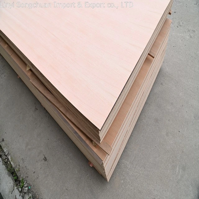 Wholesale/Supplier 4*8FT 18mm Poplar Core Sapele Plywood Sheet for Wood Furniture