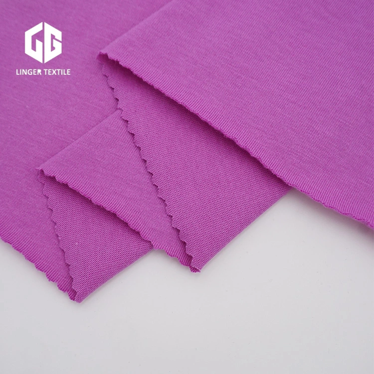 100%Cotton Carded Single Jersey Cotton Fabric for Textile