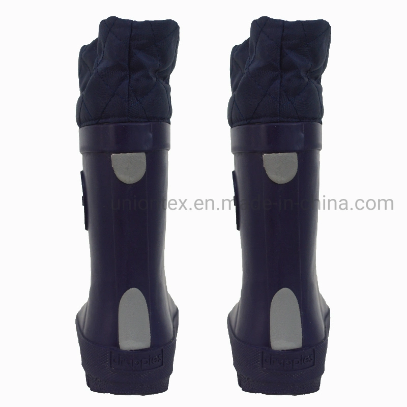 Adjustable Velvet Warm Kid's Rain Boots Non-Slip Waterproof Shoes Factory Wholesale/Supplier Custom Logo Rain Shoes