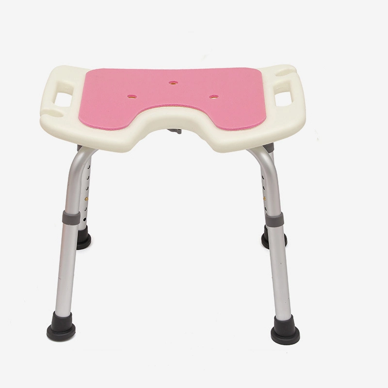 Mobiliario de casa rosa moda baño Cojín de silla de ducha con bañera Medical cómoda Accesorios para ancianos y discapacitados