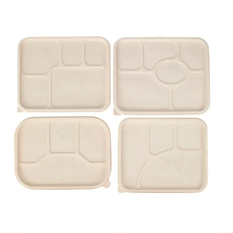 Biodegradable Corn Starch Food Container Take Away Food Environmental Lunch Packing Box