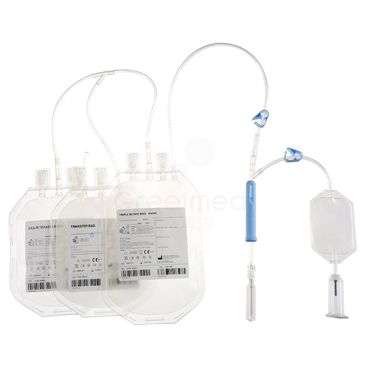 Cheap Price Disposable Single Double Triple Quadruple Blood Bag for Sale