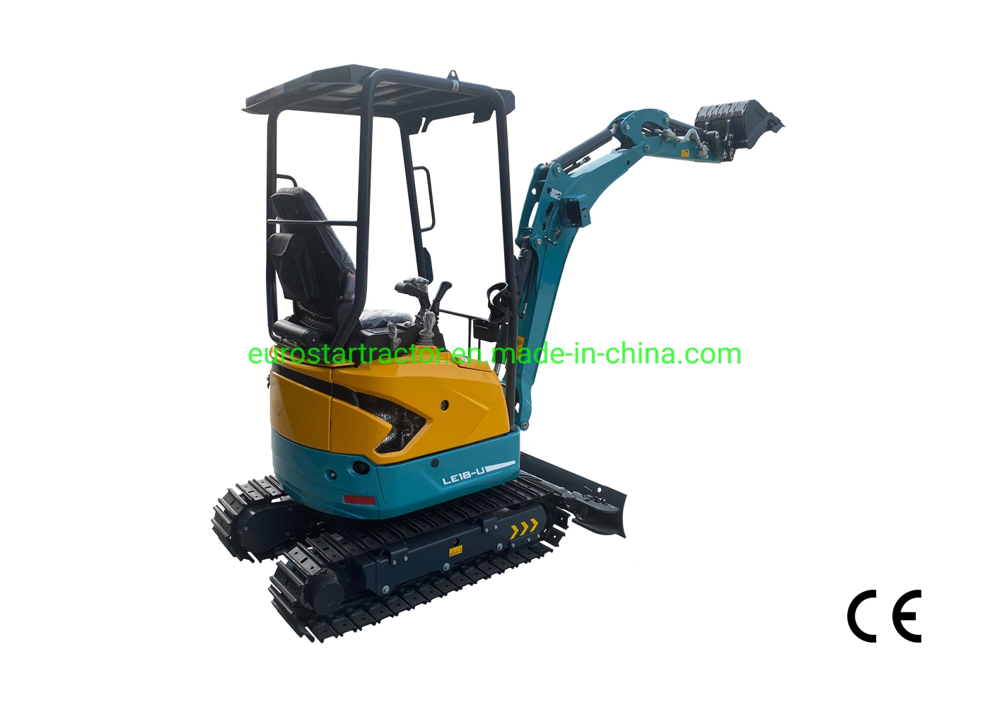 CE Ex1800K/Y Excavator Backhoe Loader Slippage Mini Small Hydraulic Crawler Wheel Engineering Farm Deisel Land Excavator for Construction Euro V Engine