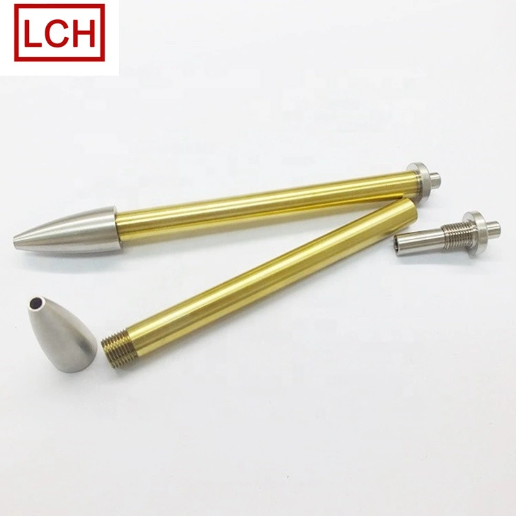 Custom Aluminum Pen Machining Part CNC Metal Smoking Pipes Parts