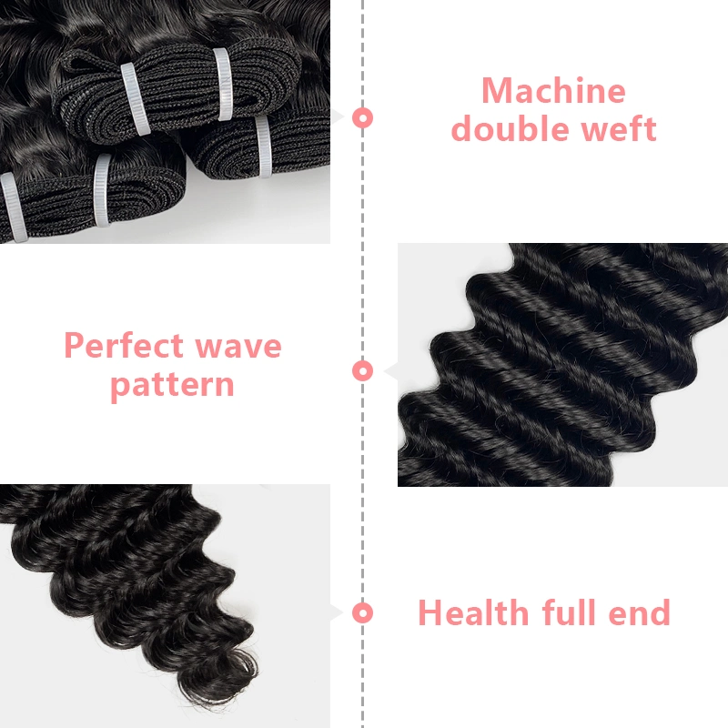 Fblhair Brazilian Raw Virgin Hair Wholesale/Supplier Deep Wave 3 Bundles Deal