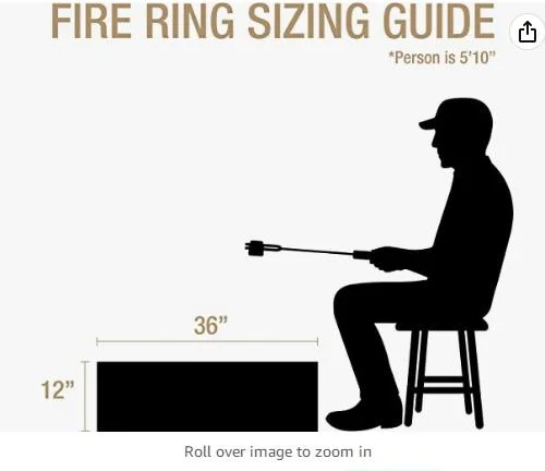 Pleasant Hearth Ofw177fr 36" Wilderness Fire Ring