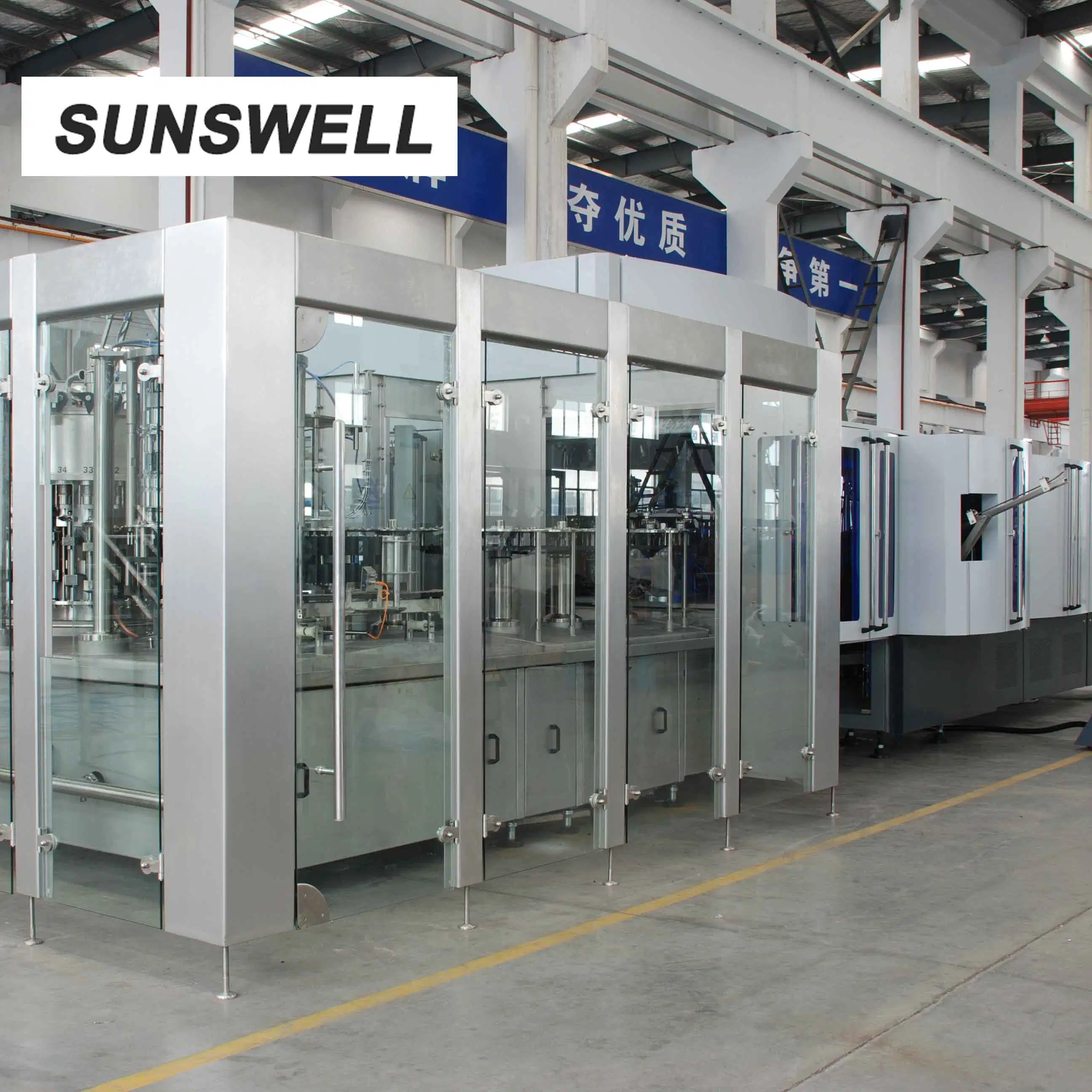 Sunswell Blow Filler Sealer Water Bottling Machine No Washing