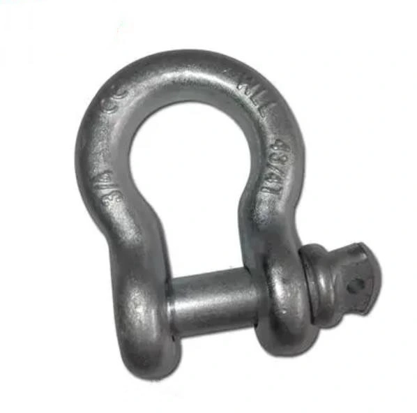 Drop Forged Standard Stainless Steel Straight D Shackle Bow Hook Rigging