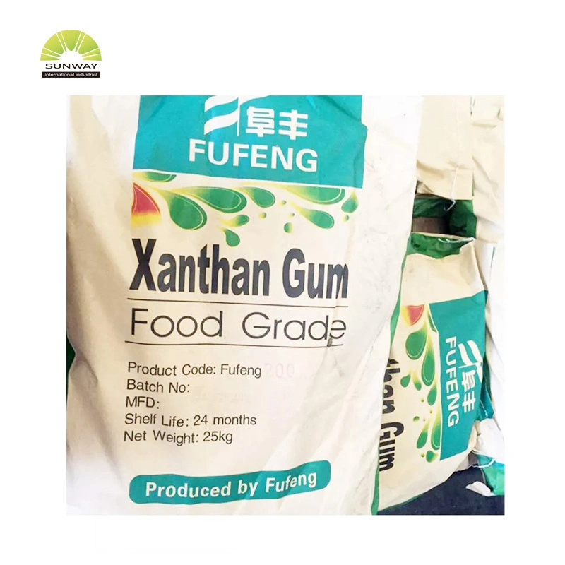 Xanthan Gum E415/FCC 80/200 Mesh Transparent Grade Xanthan Gum Oil Drilling Petroleum