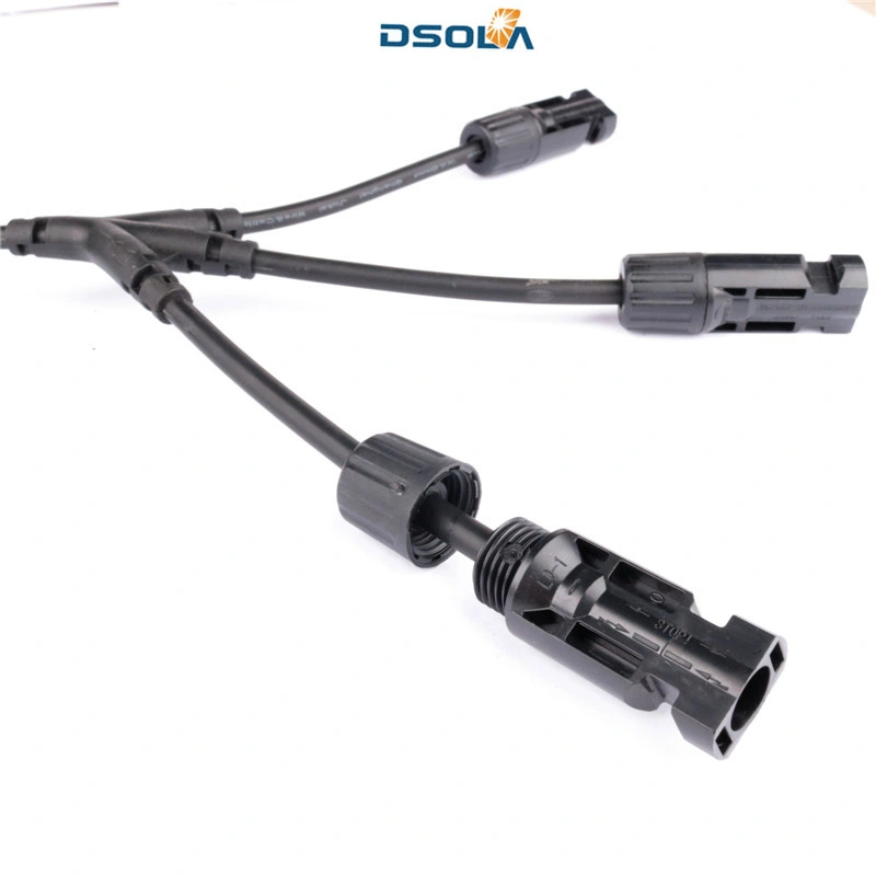 Dsola Wholesaler Custom Waterproof Y Branch PV Cable Assembly