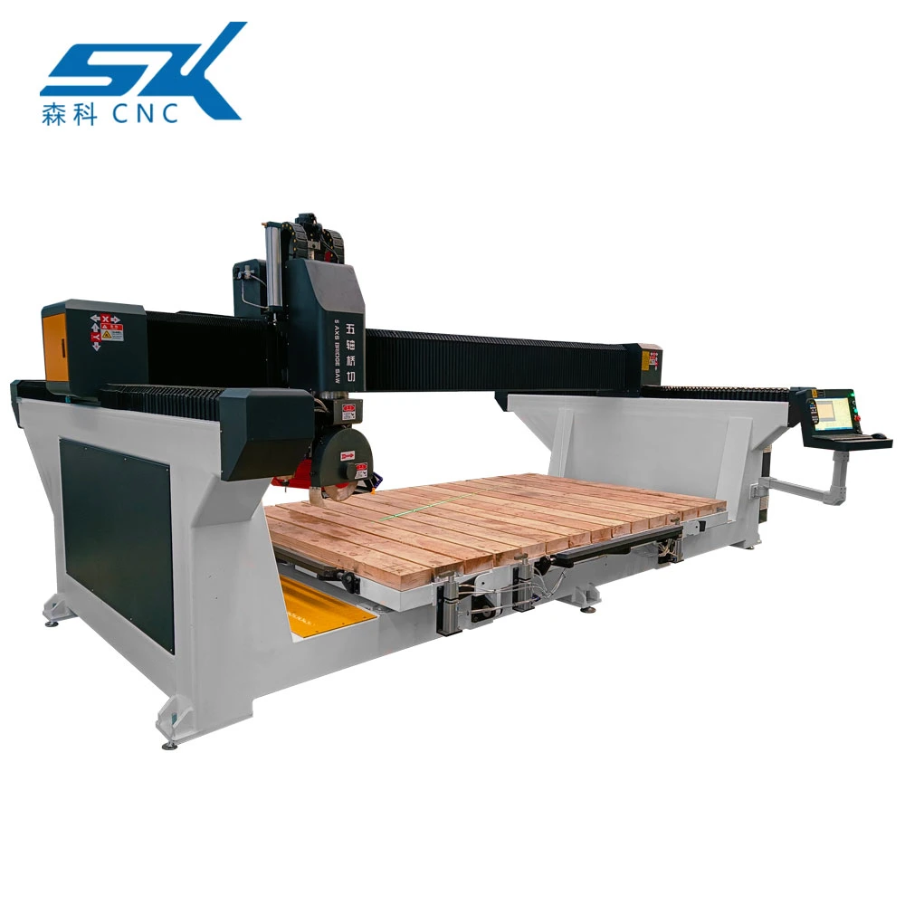 Infrared 5 Axes CNC Stone Saw Bridge Cutting Machine