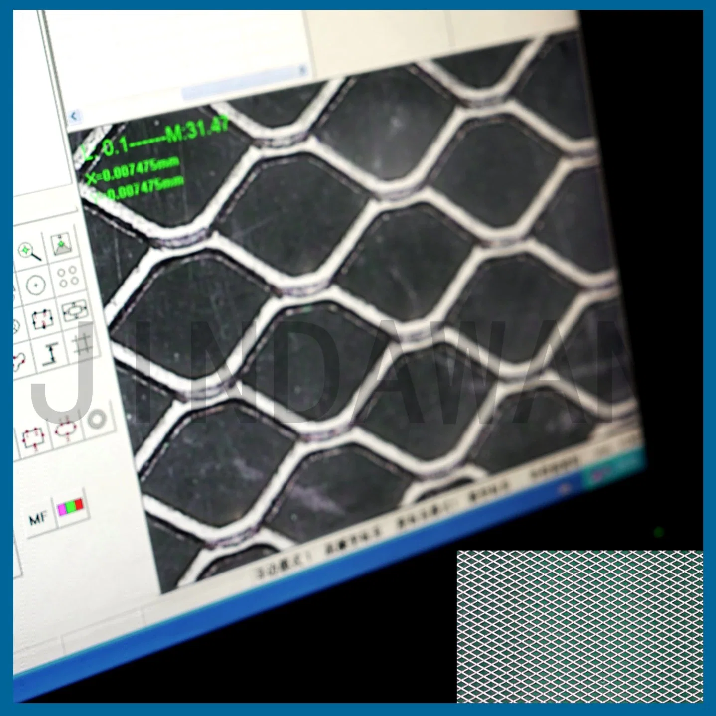 Präzises erweitertes Nickel-Mesh als Teile der Gasgenerierung