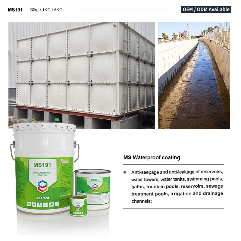 Fast Cure One-Component Roof Liquid White Modified Silicone Coating