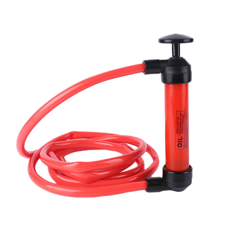 Portable Manual Fuel Gas Extractor Oil Pump Siphon Tube Car Hose Transfer Sucker Inflatable Pump Esg12908