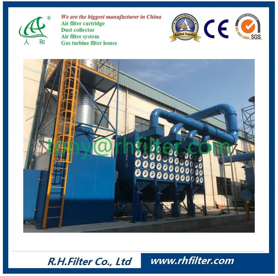 Industrial Environment Protection Portable Stainless Steel Pulse Jet Wood Working Dust Collector and Bag Filter