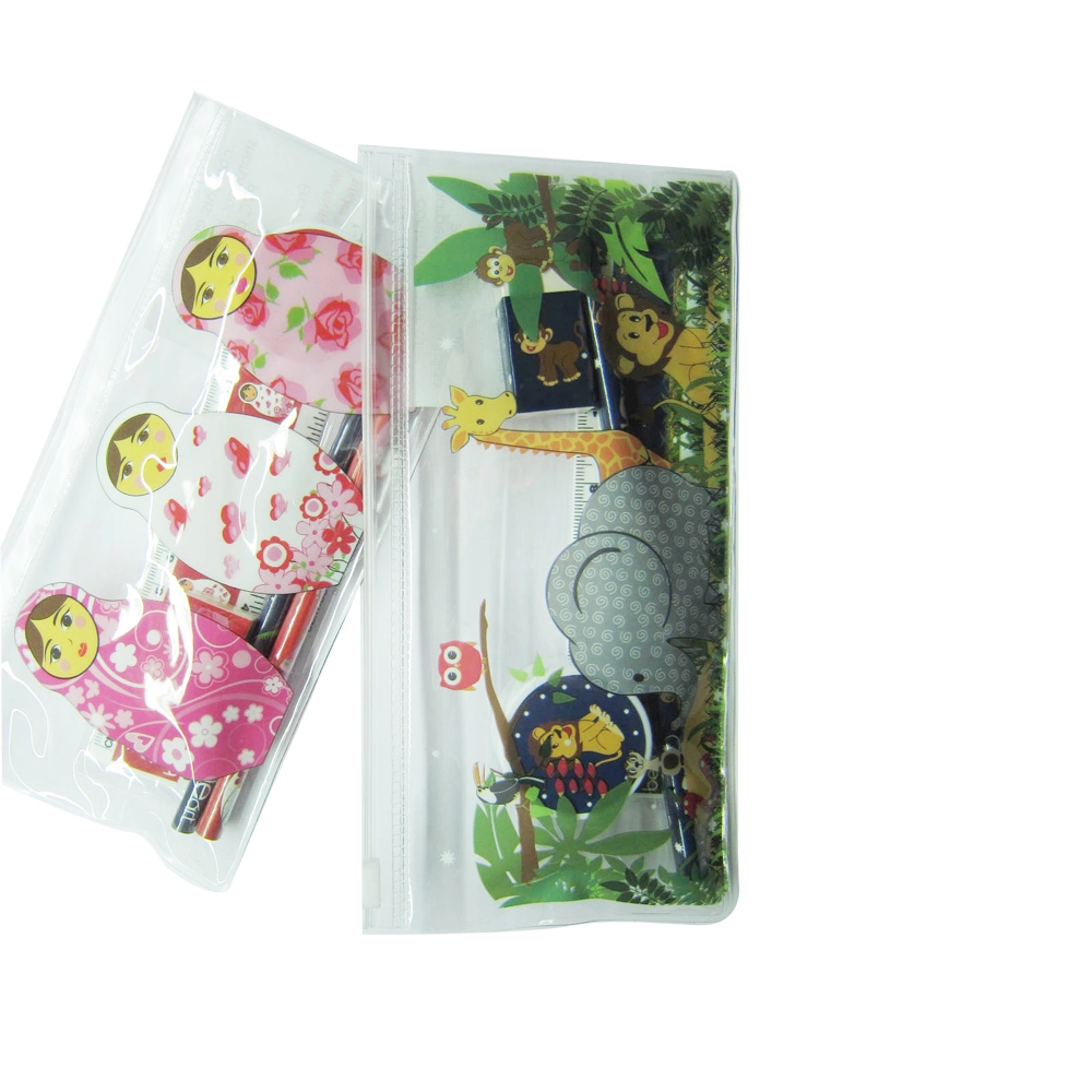 Clear PVC Zipper Pen Pencil Case Makeup Pouch PVC Zipper Pencil Pouches