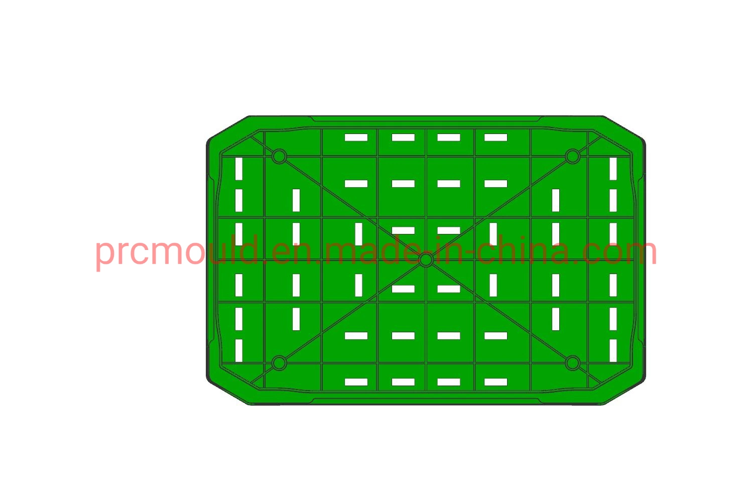 Plastic Injection Strong Vegetable Crate Box Mold Manufacturer From China