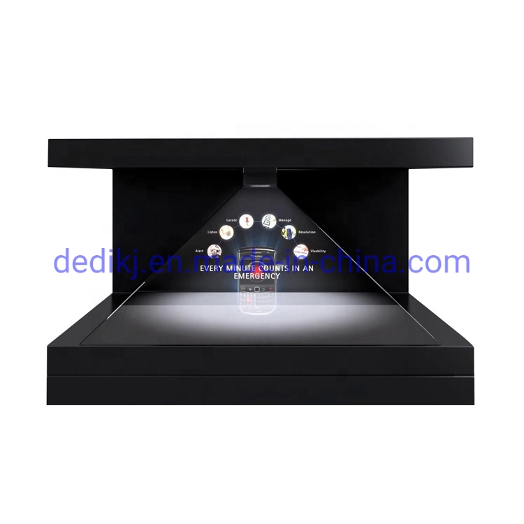 270 Degree Pyramid 3D Holographic Display for Dynamic Advertising