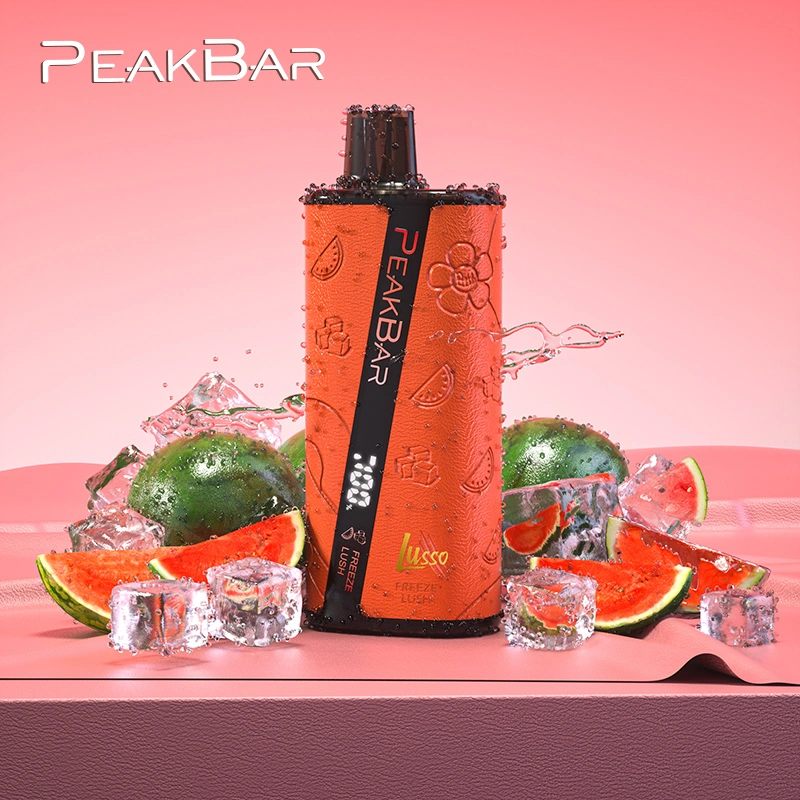 Peakbar Lusso Eliquid Power LED Vape descartáveis Funky grossista Bar acoplada a bobina E cigarros Puffs 8000 fabricados na China